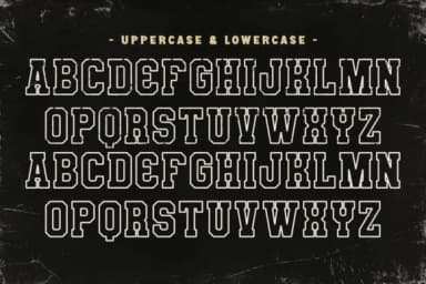 Varsity Season by Pian45 — Slab Serif Font — thumbnail 6