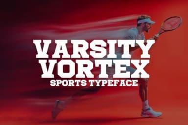 Varsity Vortex by HipFonts — Slab Serif Font — thumbnail 1