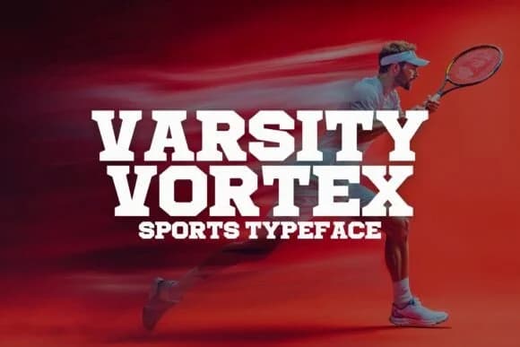 Varsity Vortex by HipFonts — Slab Serif Font
