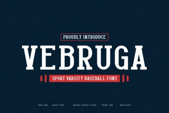 Vebruga by IqsiartStudio — Slab Serif Font