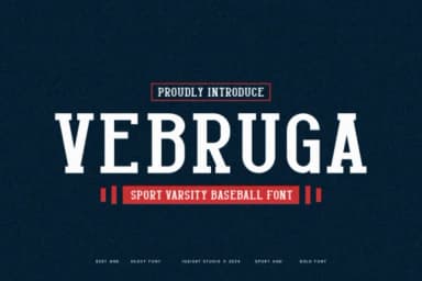 Vebruga by IqsiartStudio — Slab Serif Font — thumbnail 1