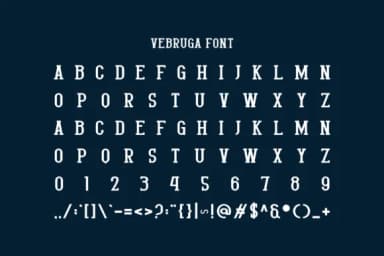 Vebruga by IqsiartStudio — Slab Serif Font — thumbnail 5