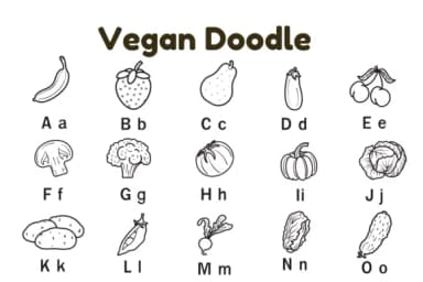 Vegan by Nun Sukhwan — Dingbats Font — thumbnail 2
