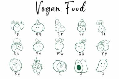 Vegan Food by Suphitchaya — Dingbats Font — thumbnail 3