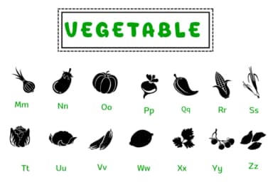 Vegetable by PraewDesigns — Dingbats Font — thumbnail 3
