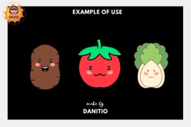 Vegetable Doodle by danita.kukkai — Dingbats Font — thumbnail 6