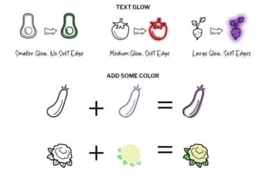 Vegetable Doodle by digitalplannerland — Dingbats Font — thumbnail 5