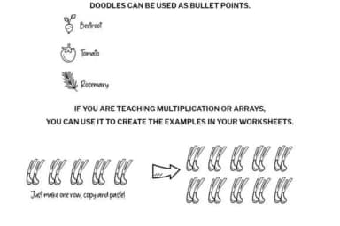 Vegetable Doodle by digitalplannerland — Dingbats Font — thumbnail 7