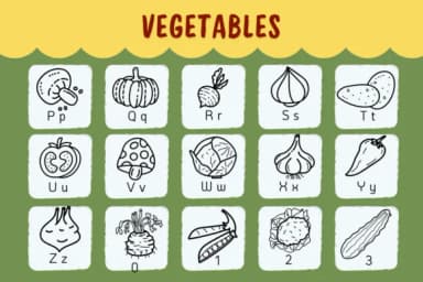 Vegetables by Natchuta — Dingbats Font — thumbnail 3