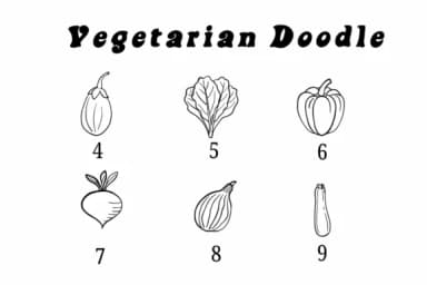 Vegetarian Doodle by Suphitchaya — Dingbats Font — thumbnail 4