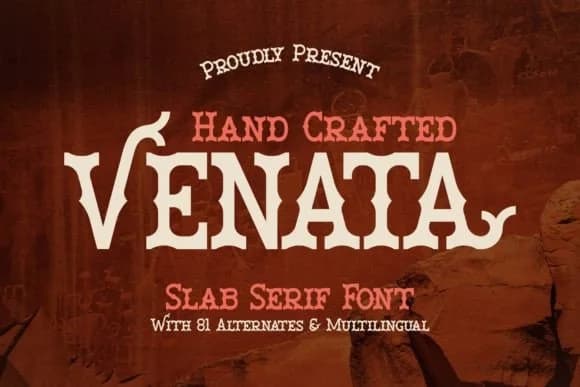 Venata by Denustudios — Slab Serif Font