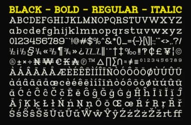 Vergho by maikofarazhatta — Slab Serif Font — thumbnail 4