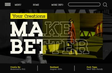 Vergho by maikofarazhatta — Slab Serif Font — thumbnail 5