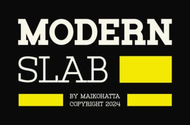 Vergho by maikofarazhatta — Slab Serif Font — thumbnail 7