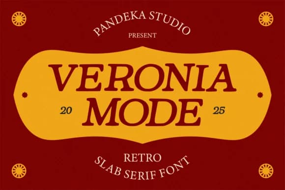 Veronia Mode by pandekastudio — Slab Serif Font