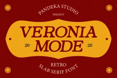Veronia Mode by pandekastudio — Slab Serif Font — thumbnail 1