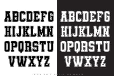 Vesper Varsity by TINY GRAPHIX — Slab Serif Font — thumbnail 2