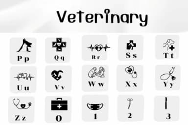 Veterinary by Ketsarin — Dingbats Font — thumbnail 3
