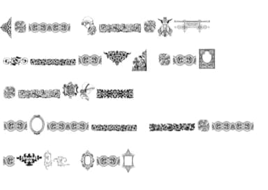 Victorian Ornaments Two Fc by Intellecta Design — Dingbats Font — thumbnail 7