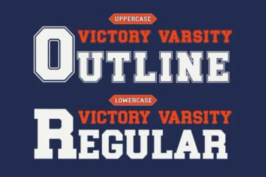Victory Varsity by Eystore — Slab Serif Font — thumbnail 2