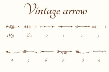 Vintage Arrow by Chonada — Dingbats Font — thumbnail 4