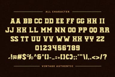 Vintage Authentic by Almairatype Studio — Slab Serif Font — thumbnail 2