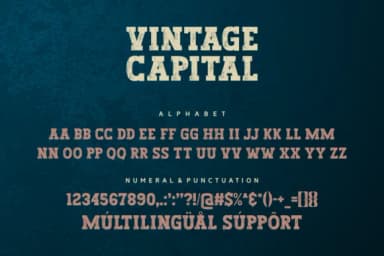 Vintage Capital by Jasm (7NTypes) — Slab Serif Font — thumbnail 5