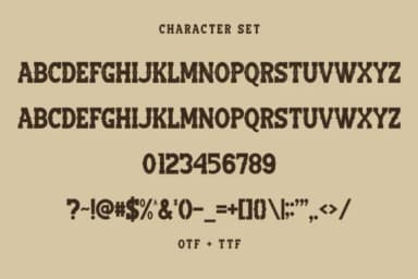 Vintage Carnival by Eystore — Slab Serif Font — thumbnail 8