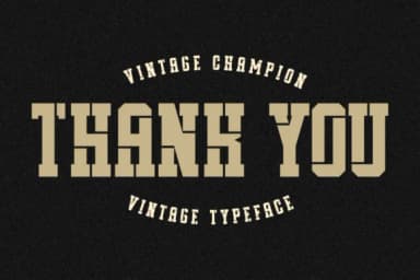 Vintage Champion by Almairatype Studio — Slab Serif Font — thumbnail 6
