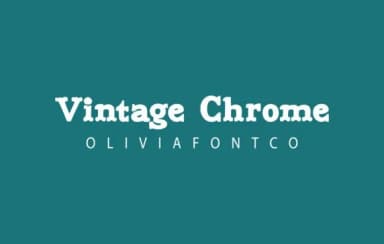 Vintage Chrome by OliviaFontCo — Slab Serif Font — thumbnail 1