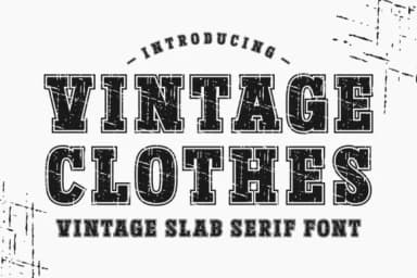 Vintage Clothes by Jasa (7NTypes) — Slab Serif Font — thumbnail 1