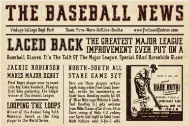 Vintage College by Fontsandfashion — Slab Serif Font — thumbnail 3