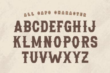Vintage Cowboy by Almairatype Studio — Slab Serif Font — thumbnail 2