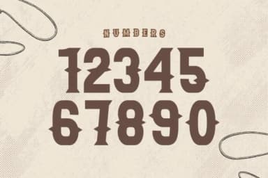 Vintage Cowboy by Almairatype Studio — Slab Serif Font — thumbnail 3