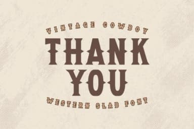 Vintage Cowboy by Almairatype Studio — Slab Serif Font — thumbnail 6