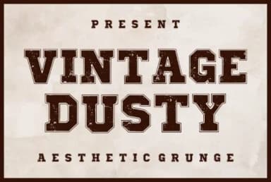Vintage Dusty by Riki.studio — Slab Serif Font — thumbnail 1