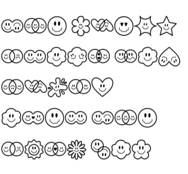 Vintage Emoji Emotion by Chonada — Dingbats Font — thumbnail 8
