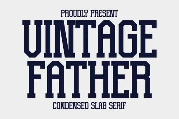 Vintage Father by Intype Studio — Slab Serif Font