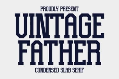 Vintage Father by Intype Studio — Slab Serif Font — thumbnail 1