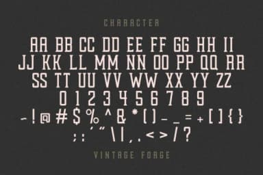 Vintage Forge by Almairatype Studio — Slab Serif Font — thumbnail 2