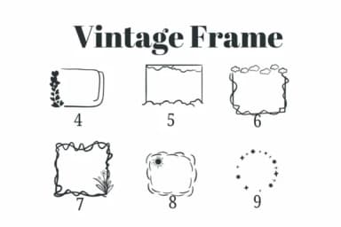 Vintage Frame by Suphitchaya — Dingbats Font — thumbnail 4