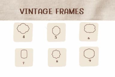 Vintage Frames by Ketsarin — Dingbats Font — thumbnail 4