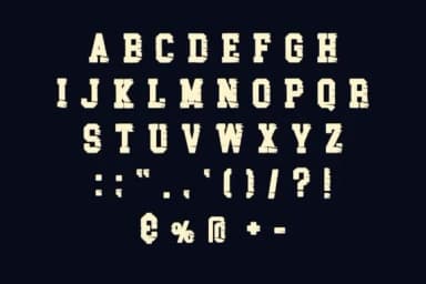 Vintage Jersey by Infinity art Studio — Slab Serif Font — thumbnail 8