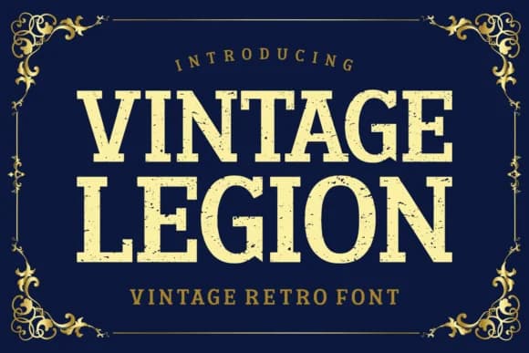 Vintage Legion by Creative Fabrica Fonts — Slab Serif Font