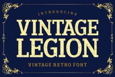 Vintage Legion by Creative Fabrica Fonts — Slab Serif Font — thumbnail 1