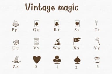Vintage Magic by Nongyao — Dingbats Font — thumbnail 3