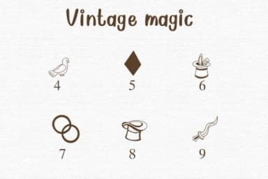 Vintage Magic by Nongyao — Dingbats Font — thumbnail 4