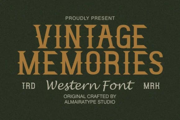 Vintage Memories by Almairatype Studio — Slab Serif Font