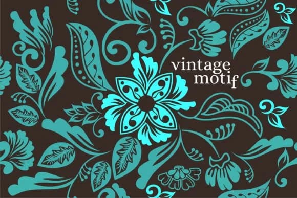 Vintage Motif by Onoborgol — Dingbats Font