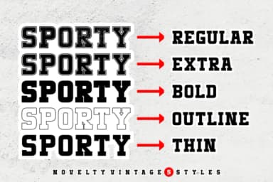 Vintage Novelty by Ade (7NTypes) — Slab Serif Font — thumbnail 2